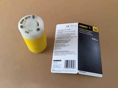 Steckdose US Kupplung 16A 230V Marinco RO 305CRCXNPK