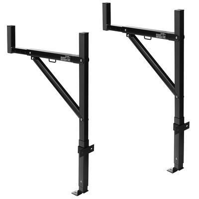 Truck Rack Pick up Truck Ladder 19''-34'' W 38.6''-43.6'' H 250lbs Capacity