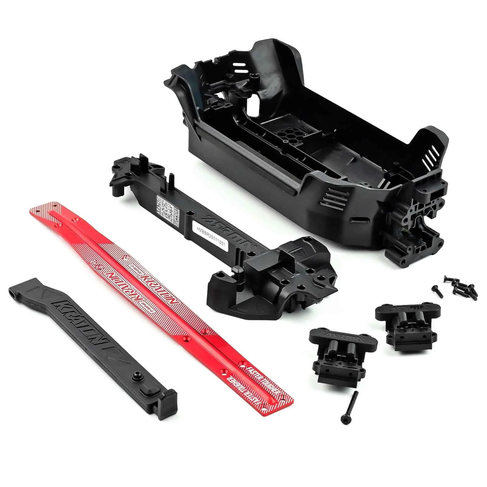 Arrma Mini Kraton 3S Composite Chassis Set 227mm Bash Bar Top Deck ARA-2663