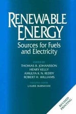 Renewable Energy: Sources For - Paperback, by Johansson Thomas B.; - Very Good