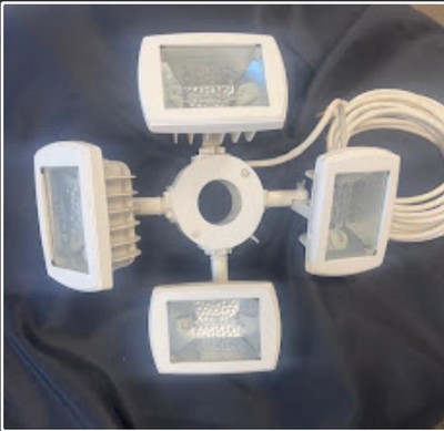 4 Tent Flood Lighting, Cooper Lighting White CTMQ150W 120V (BR)