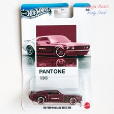 Hot Wheels Silver Series Pantone Series #2 Pantone 195 69 Ford Mustang Boss 302