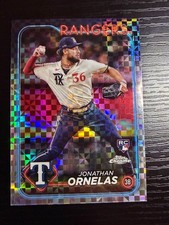 2024 Topps Chrome - Jonathan Ornelas #74 X-Fractor (RC) Rangers