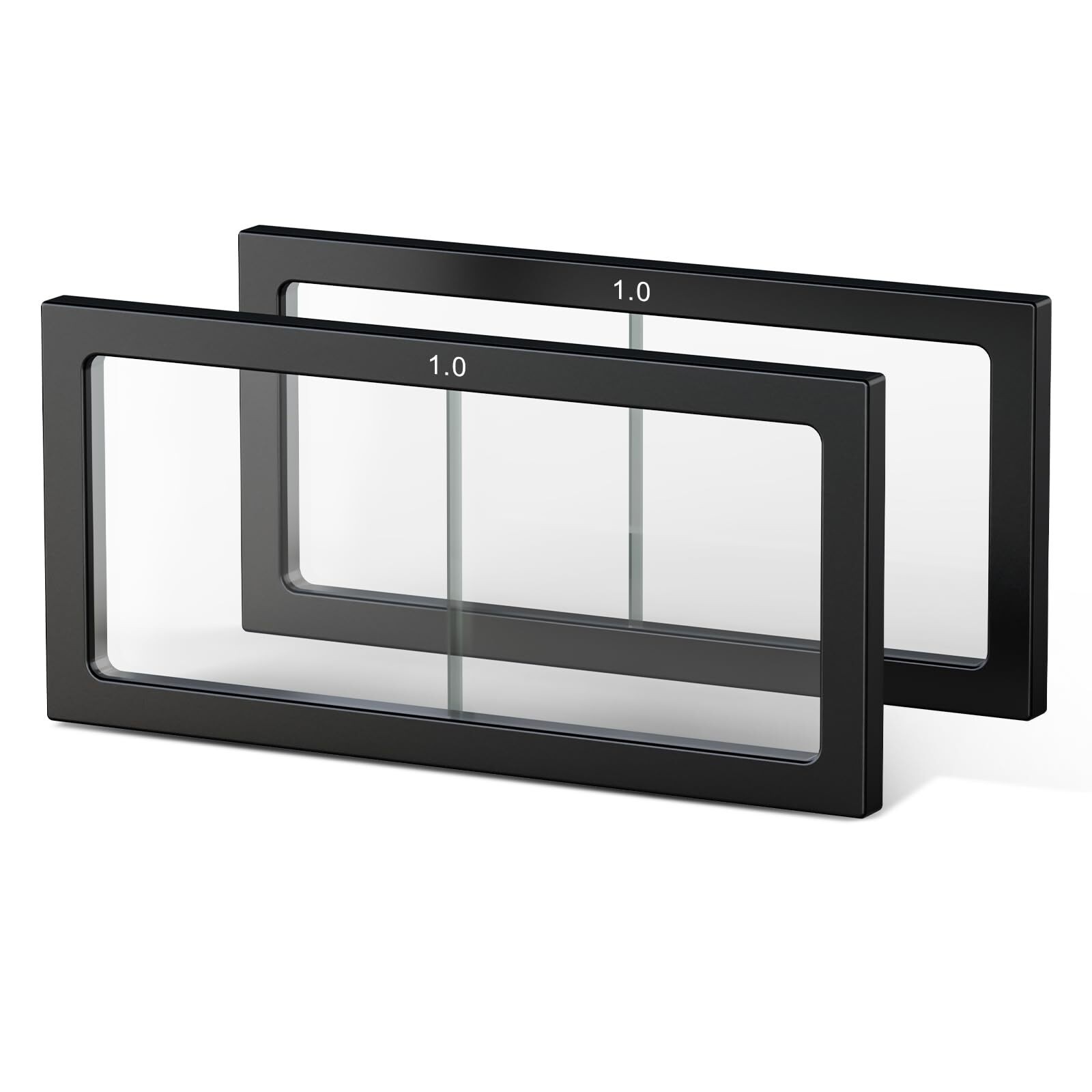 TRQWH 1.0 Diopter Glass Cheater Lens for Welding Helmets, 4.25 x 2 in
