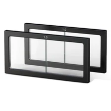 TRQWH 1.0 Diopter Glass Cheater Lens for Welding Helmets, 4.25 x 2 in