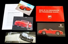5x Dodge Chrysler Viper brochure collection 76
