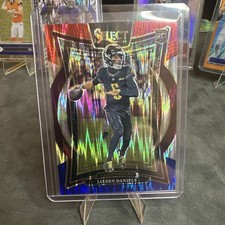 2024 Select Football Jayden Daniels Concourse Level Red, White and Blue