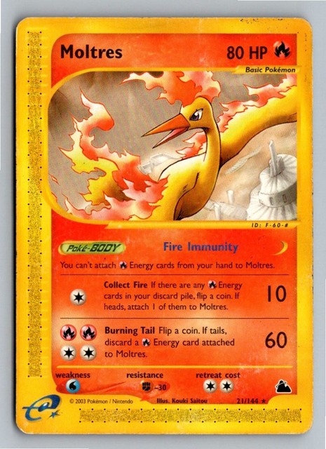 Moltres #21 (Skyridge (2003))