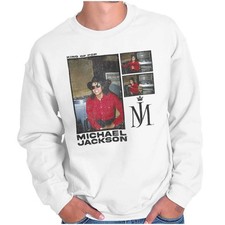 Michael Jackson King of Pop Vintage Studio Womens or Mens Crewneck Sweatshirt