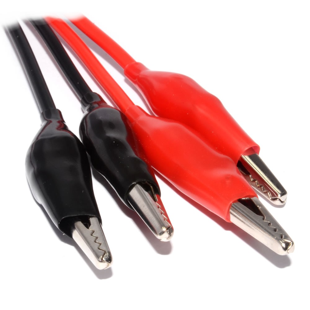 0.5m Insulated Crocodile Clips Multimeter Test Lead Set