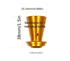   BUY MORE AND SAVE  Stackable Airgun Baffles Read Description 