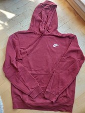 Nike Herren Pullover mit Kapuze Gr. M, weinrot/ Bordeauxrot
