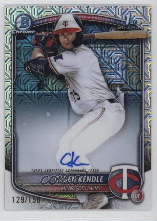 2025 Bowman Chrome Prospect HTA Choice Refractor /150 Caden Kendle #CPA-CKE Auto