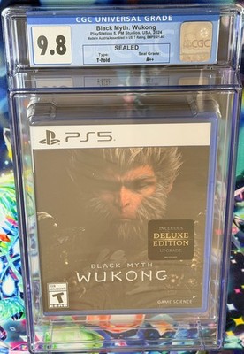 NEW 2024 PS5 BLACK MYTH WUKONG Deluxe Edition 1st Print CGC Graded 9.8 A++ Seal