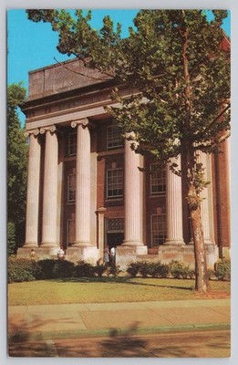 Vintage Bibb Graves Hall University of Alabama Tuscaloosa Postcard