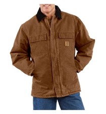 Carhartt Men's Artic Quilt Lined Sandstone Coat, Carhartt Brown, Large