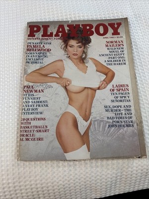 VTG  Playboy April 1983 Pamela Bellwood Christina Ferguson w/ Centerfold  wow