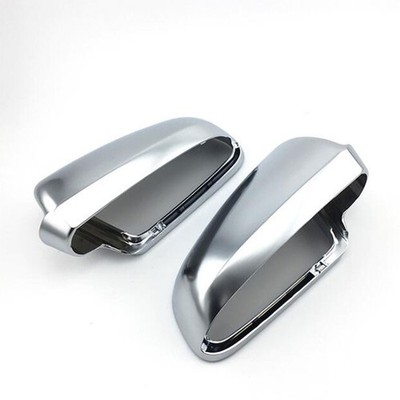2X Chrom Spiegelkappen Gehäuse Kappe Für Audi A4 B7 A6 C6 04-08 Ohne Side Assist