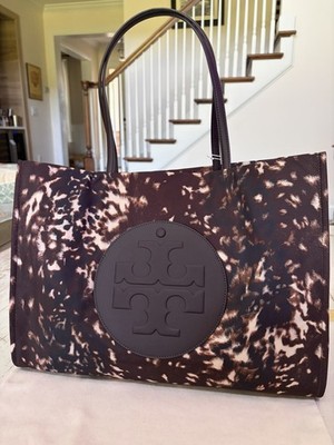 Tory Burch Large Ella Fawn Print tote bag