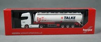 "Herpa 318235 H0,1:87 Scania Cs 20 Hd Silo-Sattelzug \"Talke\" Neuware!"