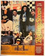 Vtg 1990s AD-Rolling Stone Clothing-25 Percent of Proceeds to Charity