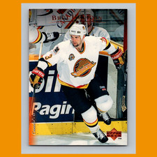 Bret Hedican #95 1995-96 Upper Deck Vancouver Canucks Hockey Card NHL