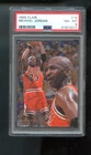 1995-96 Fleer Flair #15 Michael Jordan PSA 8 Graded Basketball Card NBA 95-96