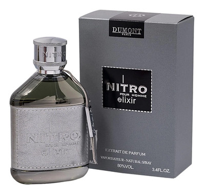 Dumont Nitro Elixir Pour Homme Extrait De Parfum for Men 3.4 fl oz New 100ML