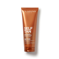 Clarins NEW Self-Tanning Milky Lotion  Self Tanner for Face and Body  Buildabl