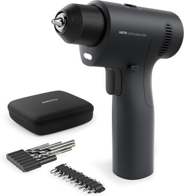 HOTO 16V Brushless Power Drill, 50 N·M High Torque with Smart Display, Auto Mode