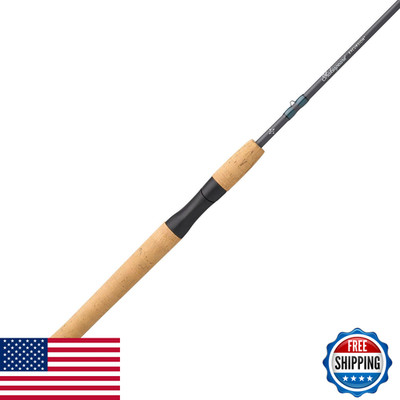 Shakespeare Excursion Spinning Rod 66 2-Piece Fishing Rod Medium Power 6-12 Lb