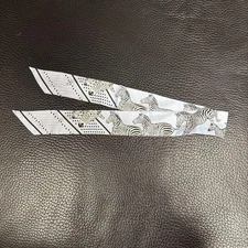 Hermes Scarf Carre 90 Zebra pattern Silk Square SeeDescription