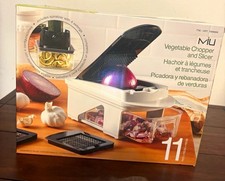 MIU 11-in-1 Manual Vegetable Chopper Slicer w/ Spiralizer, Dishwasher Safe