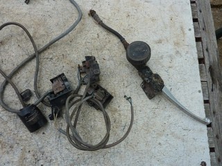 Triumph T140 late 750 Lucas Switch 187SA Gear Front Brake Master Cylinder LH RH