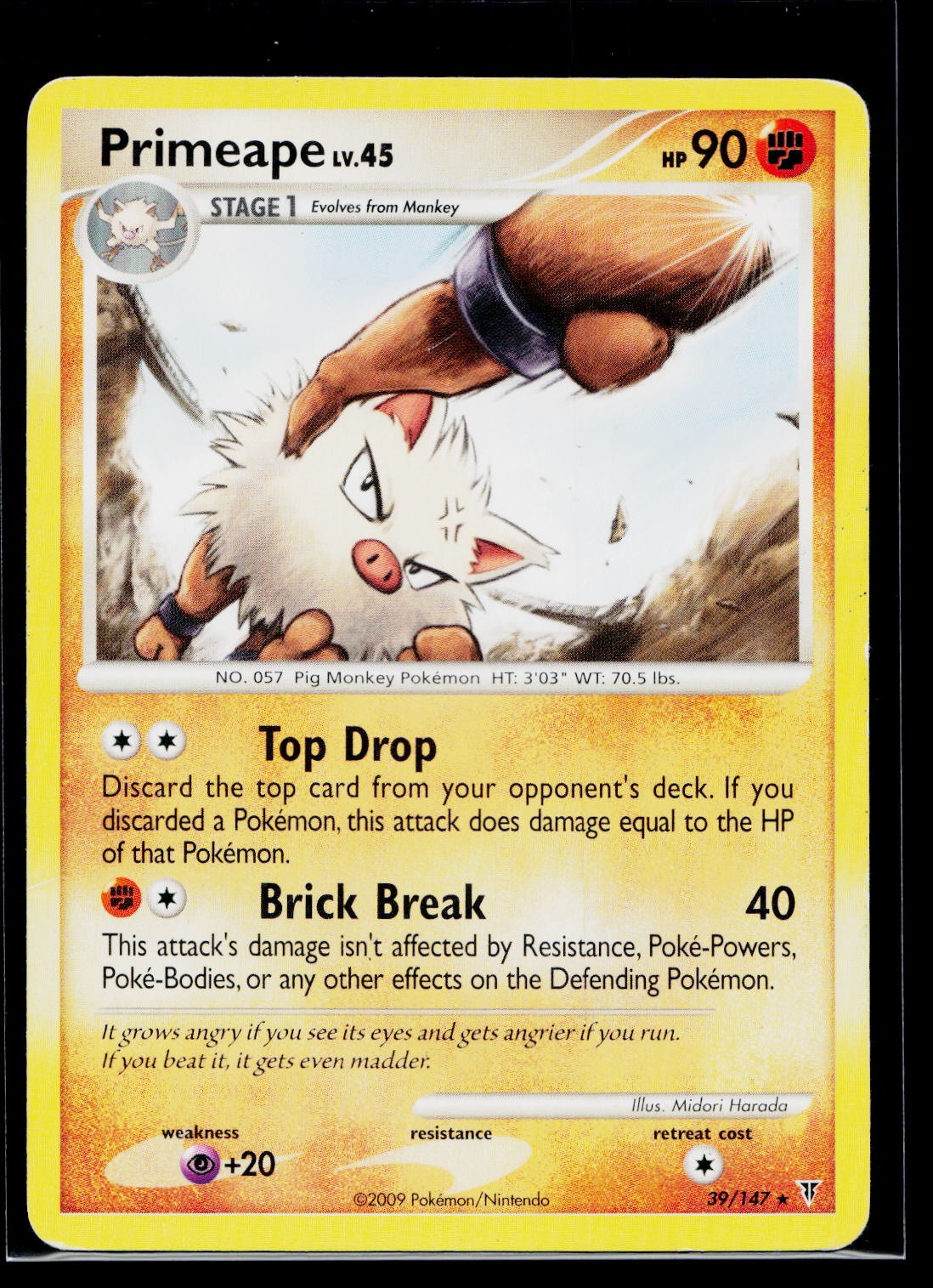 Primeape 39 Supreme Victors Rare HP