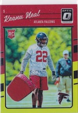 2016 Keanu Neal Donruss Optic Red & Yellow    RC     #125 (A5639) $6 MAX SHIP
