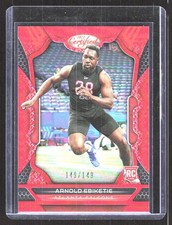 2022 Certified Arnold Ebiketie #162 RC,SN Red Mirror /149 Atlanta Falcons