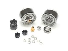 Boom Racing 1.55 Yota Lc Classic Front Beadlock Wheels 2 Gun Metal