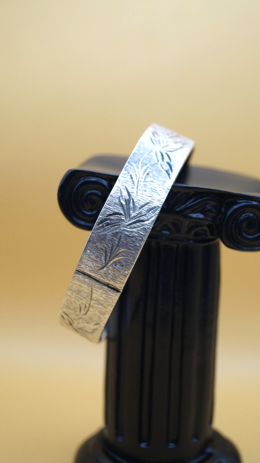 Solid Sterling Silver Bangle Bracelet RPH Birming… - image 4