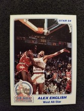 1984 Star Denver Police all star game ALEX ENGLISH card # 18  [C4]