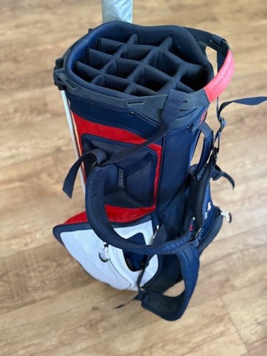 Under Armour Stand Bag "Brand New" Designed by Sun Mountain USA Red-White-Blue - Picture 20 of 23