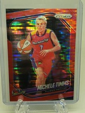 Michele Timms 2025 Panini WNBA Prizm #133 Red Pulsar Prizm #/299 Phoenix Mercury
