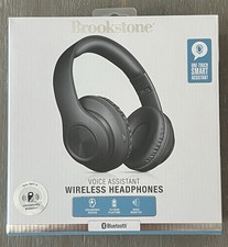 Brookstone Voice Assistant Premium Wireless Headphones Bluetooth Unopened NIB 
