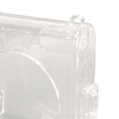 Instant Camera Case Protective Cover Clear Hard Shell With Adjustable Detacha CB