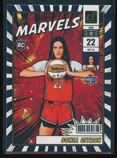 Sonia Citron 2025 Panini WNBA Donruss Press Proof Net Marvels #4 Mystics RC