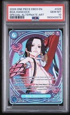 Bandai One Piece CCG 2026 Boa Hancock EB03-026 SP Alt Art Foil PSA 10 EN
