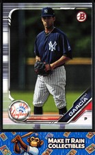Deivi Garcia 2019 Bowman Draft #BD-164 New York Yankees Prospect