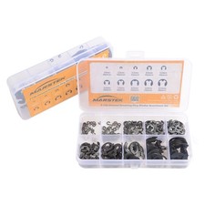 300Pcs Black Alloy Steel E Clip Assortment Kit M1.5M10 300 PCS M1.5M10,300