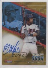 2021 Bowman's Best of Gold Refractor 39/50 Malfrin Sosa #B21-MS Auto 0n64