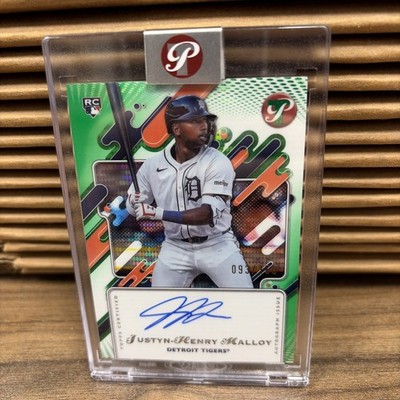 2025 Topps Pristine Justyn-Henry Malloy RC Encased On Card Auto  /150 Tigers